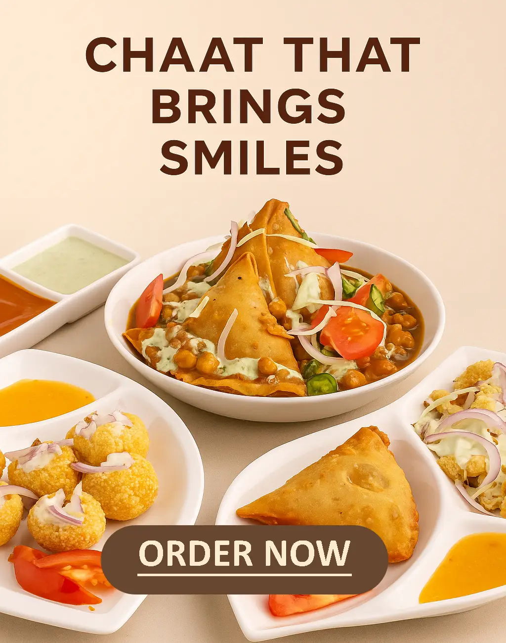 Street Chaat Dubai – Samosa Chaat and Gol Gappe