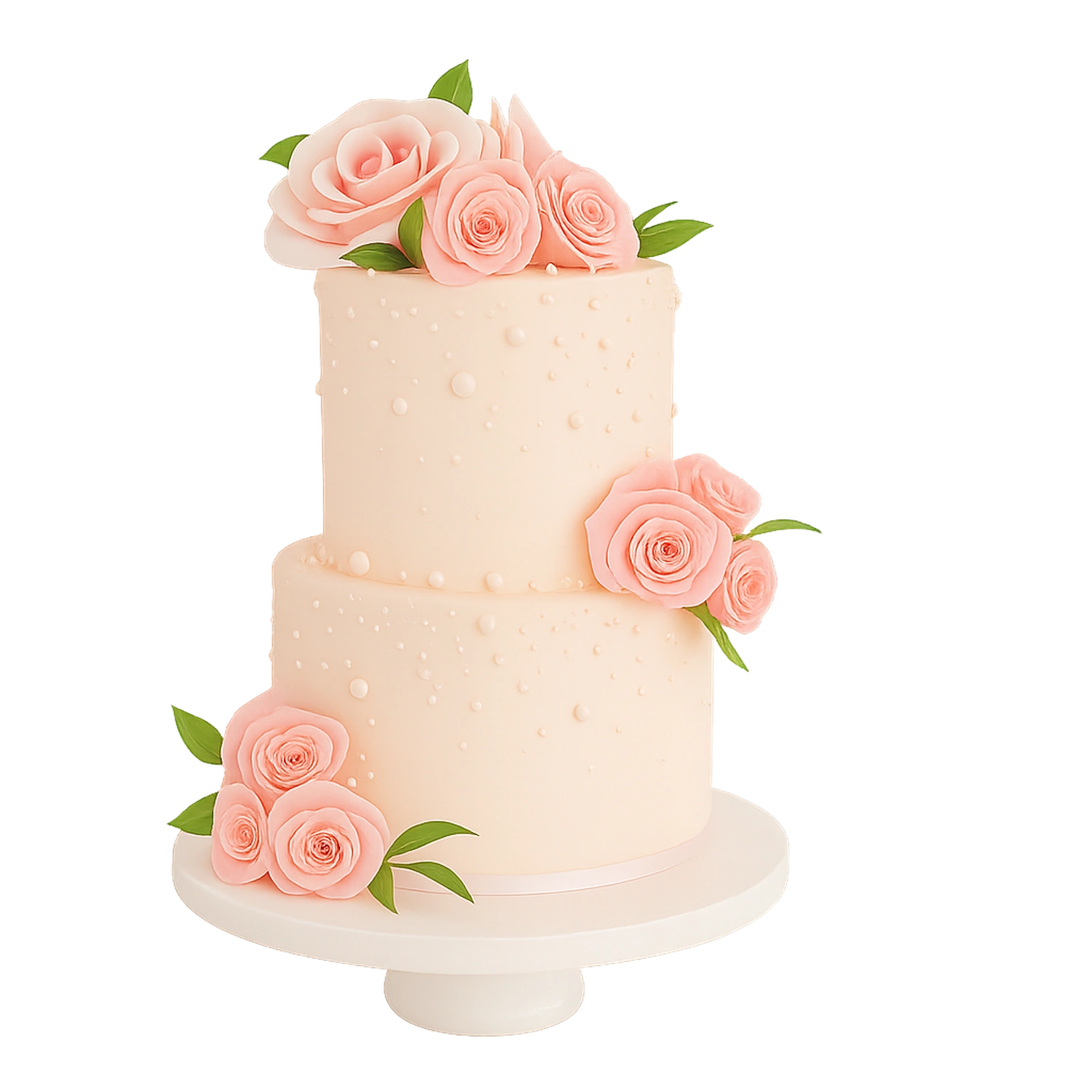 Blush Rose Cake