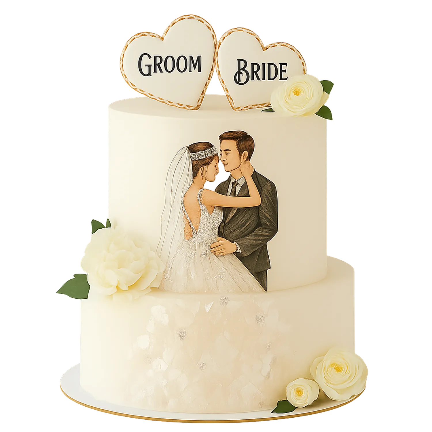 Bride & Groom Cake