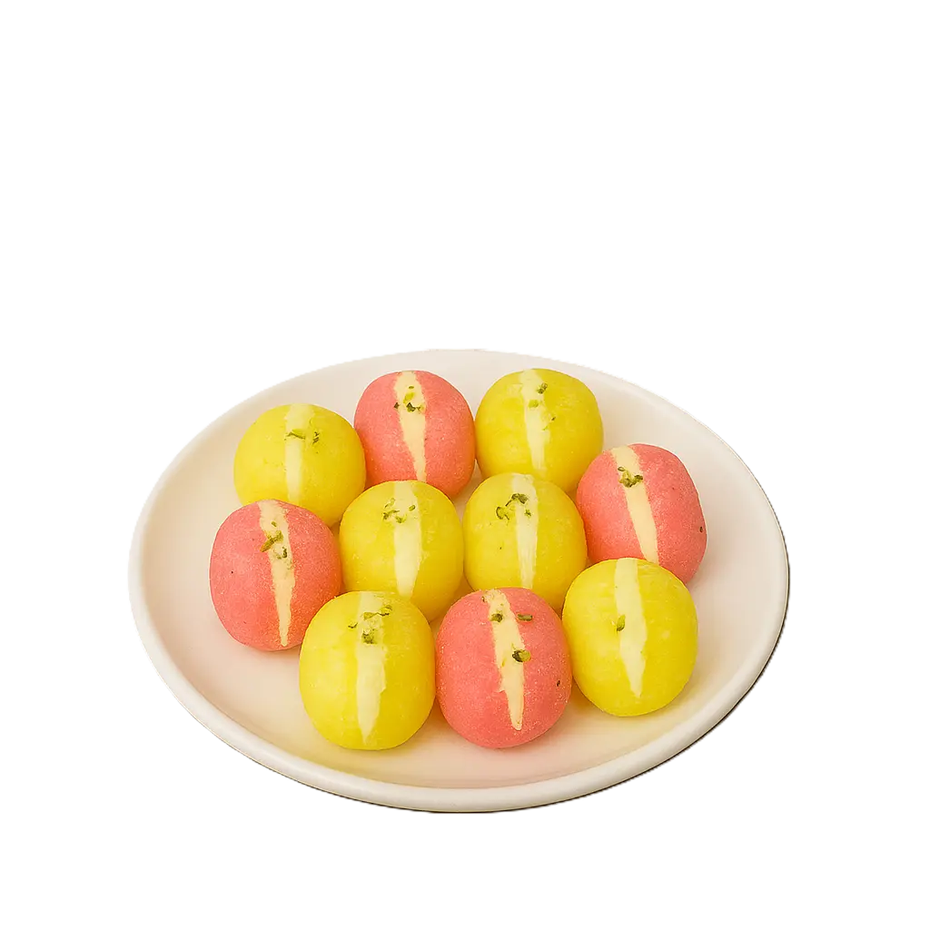 Cream Rasgulla Dubai – cheese dumplings in syrup with cream topping by Al Tahzeeb