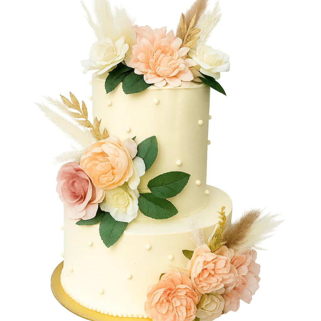 Golden Bloom Cake