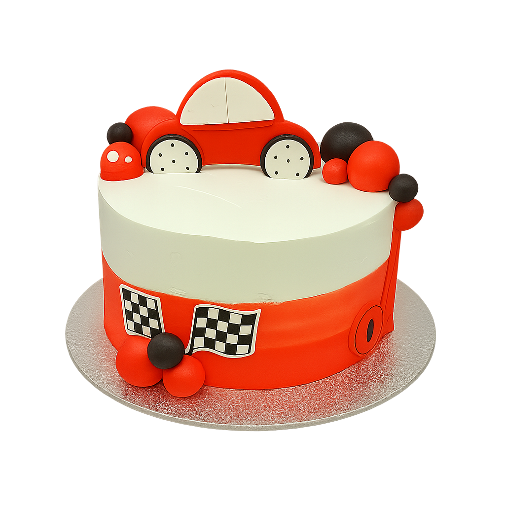 Racing Car Birthday Cake