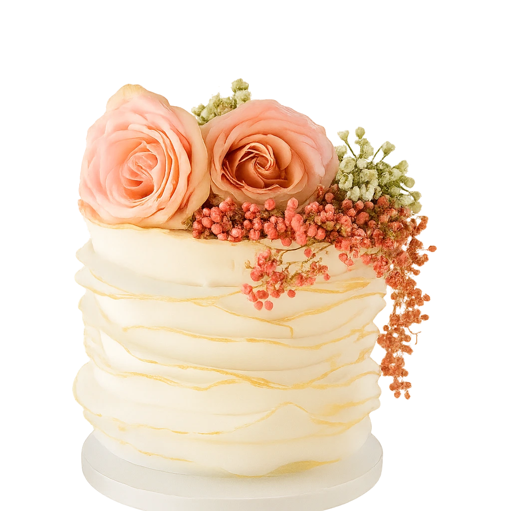 Rose Ruffle Cake