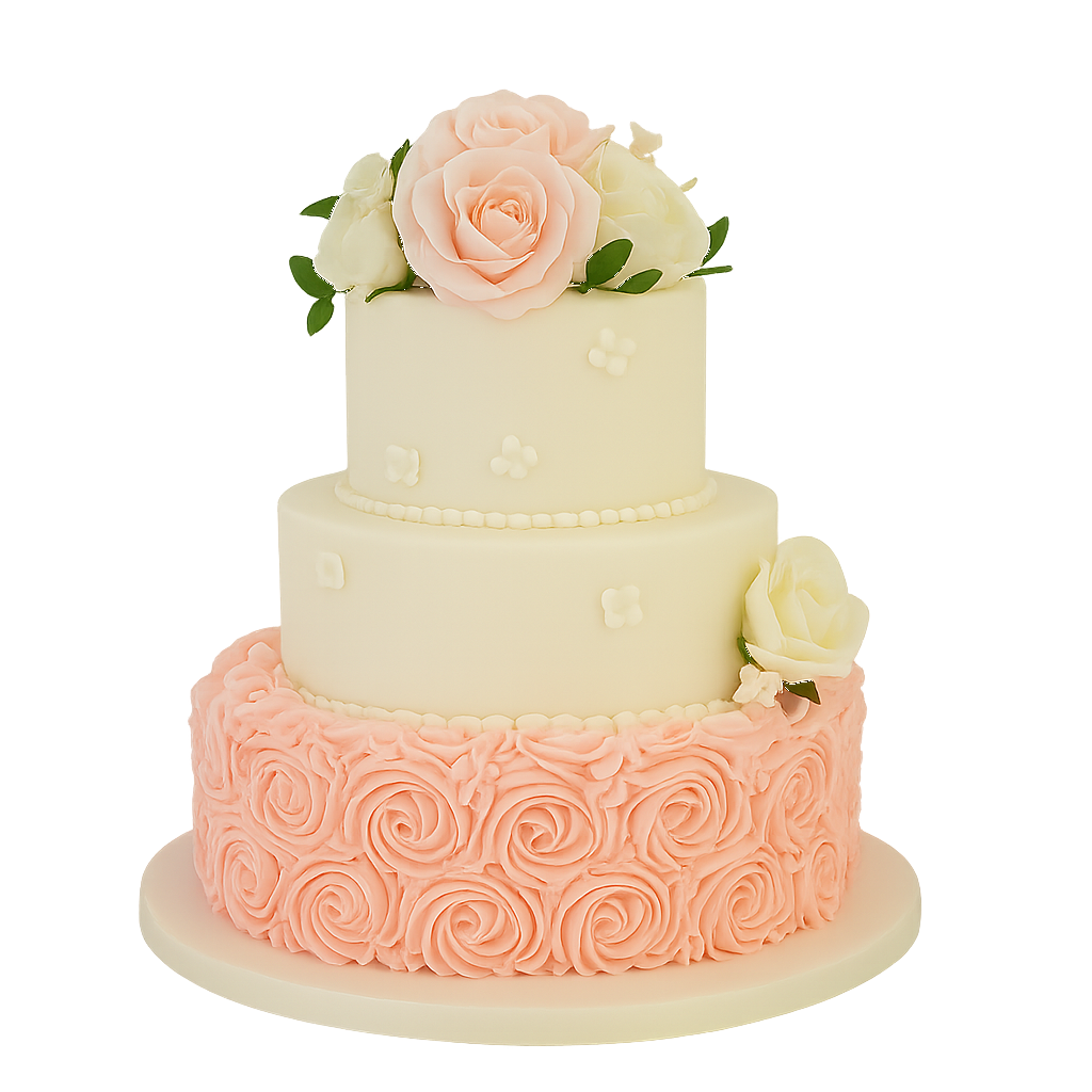 Rosette Charm Cake
