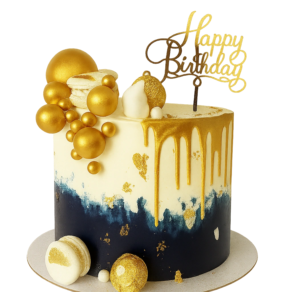 Royal Luxe Birthday Cake