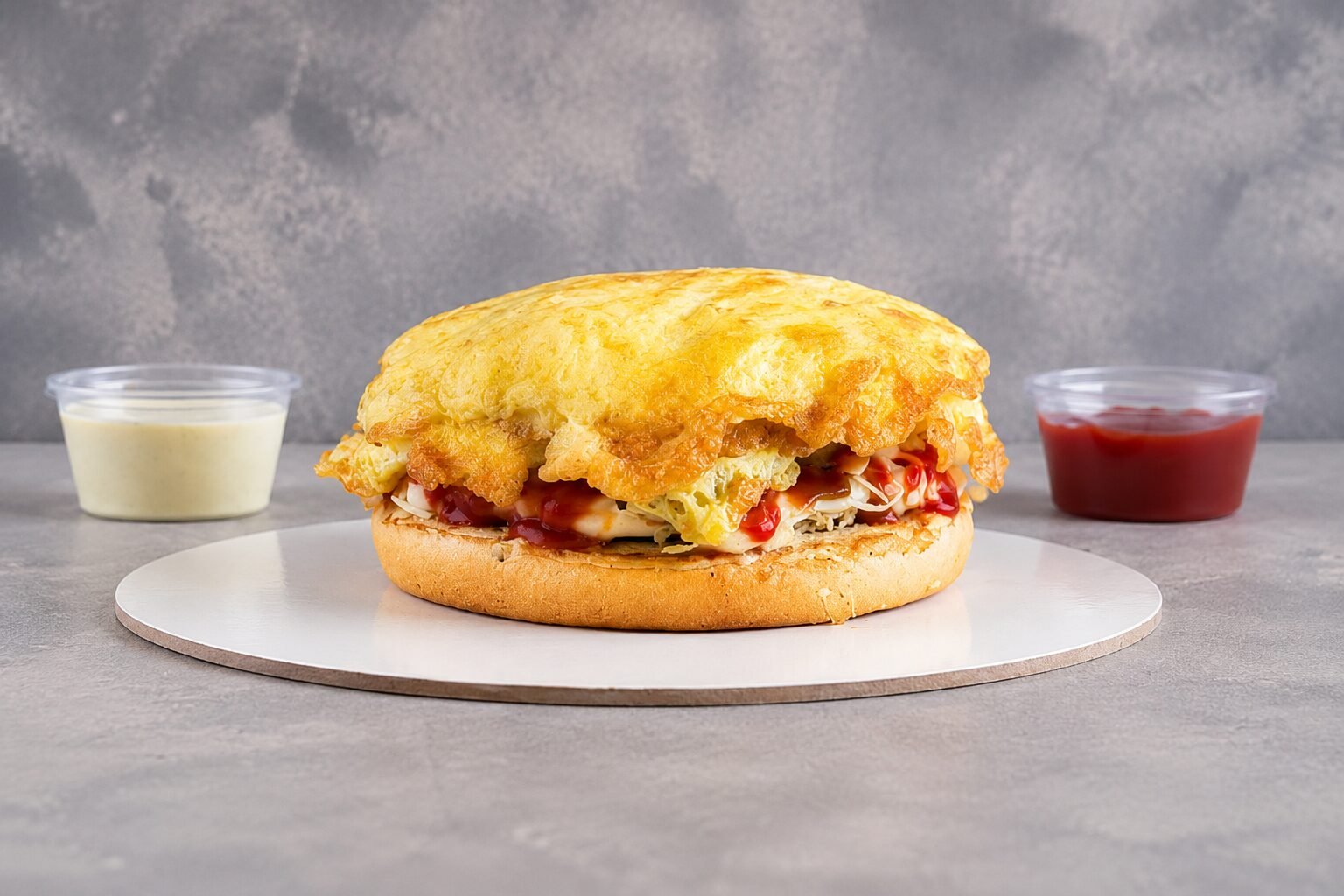 ANDA (egg) SHAMI BURGER